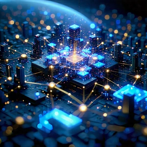 Blockchain network visualization