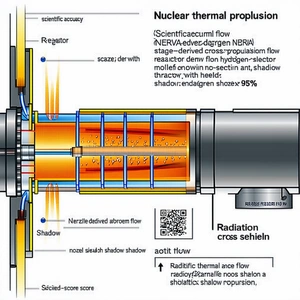 The Image Is A Diagram That Explains The Process Of Nuclear Thermal Propulsion