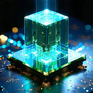 Quantum computer with holographic projection