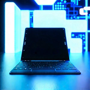 Tablet With Streaming Content With Laptop Computer