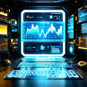 Financial technology in tech office
