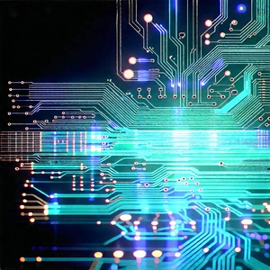 Circuit board with holographic projection
