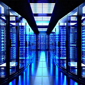 Tech Product Photography: (futuristic:1.25) server room