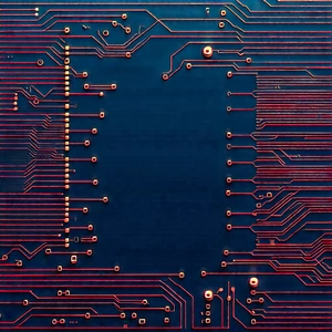 Close-up of electronic circuit