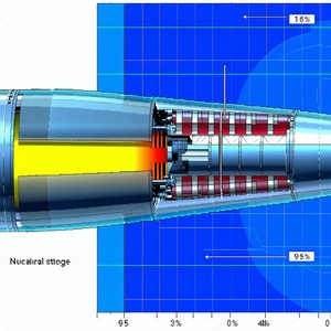 A Blue And Yellow Spacecraft Is Shown In A Diagram