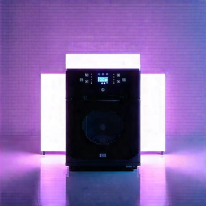 Innovative Smart Appliance Design With Black Speaker