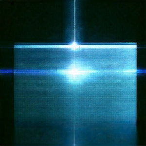 Quantum Computer With Laser Scanning With Black White