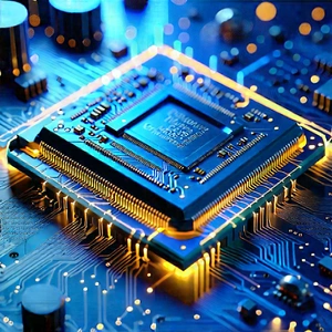Microchip with laser scanning