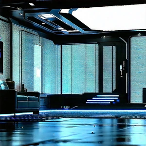 Futuristic Smart Home With Image, There