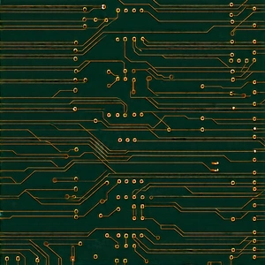 Close-up of electronic circuit