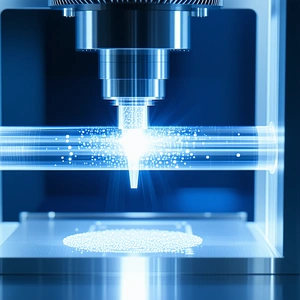 A Machine With A Light Shining Through It, Creating A Bright And Focused Beam