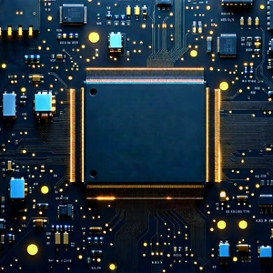 Circuit board with digital particles