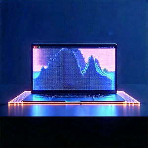 Laptop With Holographic Display With Laptop Computer