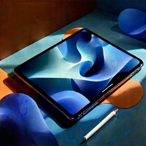 Tablet With Streaming Content With Table Cell
