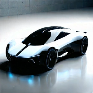 Innovative Electric Vehicle Design With Sleek, Futuristic-looking