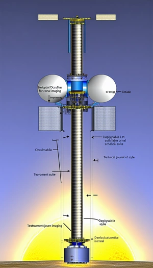 The Image Is A Blueprint Of A Space Station, Showing The Various Components And Their Functions