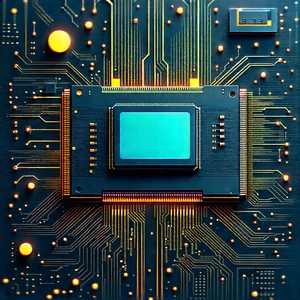 Microchip with (digital:1.29) particles