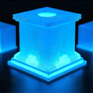 3d printer with blue light (glow:1.38)