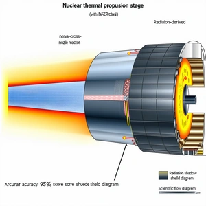 The Image Is A Diagram Showing The Nuclear Thermal Propulsion Stage