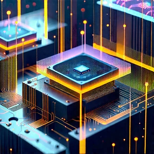 Close-up of sensor array