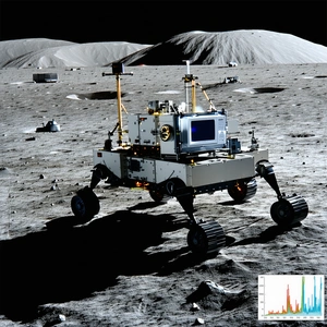 A Robotic Rover On The Surface Of A Planet