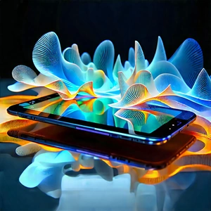 Tablet With Holographic Display With Cell Phone