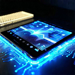 Tablet with holographic display