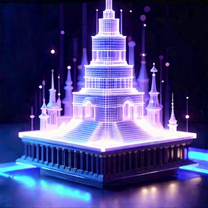 3d printer with holographic projection