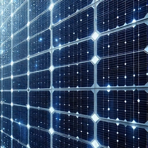 Solar Panel With Data Streams With Large Solar