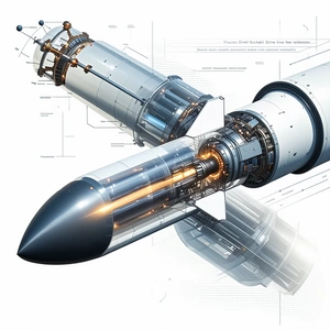 A Rocket Engine Is Shown In A Diagram, With The Engine's Components Labeled