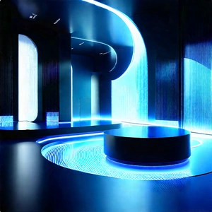 Futuristic innovation hub