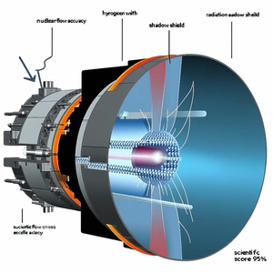 A Diagram Is Shown Of A Nuclear Reactor, With A Large Blue Circle In The Center