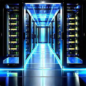 Server rack with holographic projection