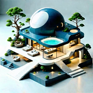 Futuristic smart home