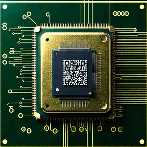 Microchip with laser scanning