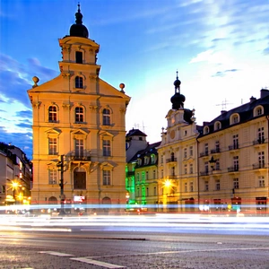 Urban Long Exposure Photography: Urban Street With Historic (buildings:1.14) With Captures City