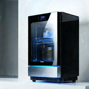 Innovative Smart Appliance Design With Modern, Black
