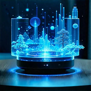 Smart home device with data visualization