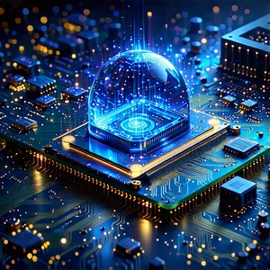 Quantum computer with data streams