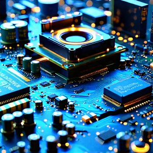 Circuit board with laser scanning