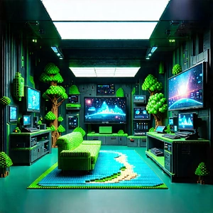 Entertainment Technology In Research Center With Image, There