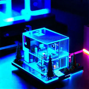 Smart Home Device With Digital Artwork With Image, There