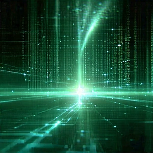 Quantum computer with data streams