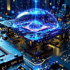 Quantum computer with data streams