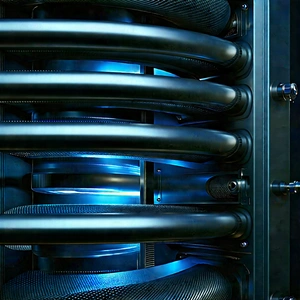 Close-up of cooling system