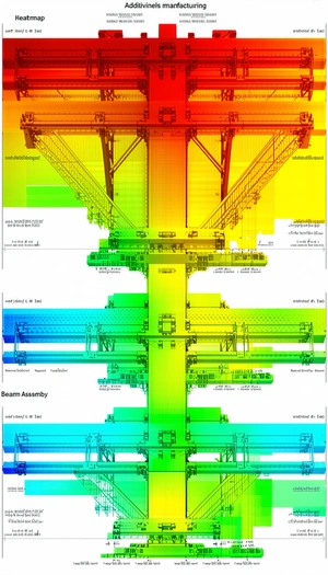 The Image Is A Colorful Diagram Of A Large Crane, Showcasing Its Various Parts And Their Functions