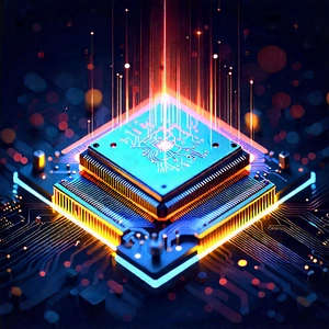 Microchip with laser scanning