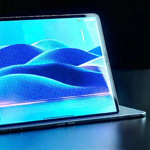 Tablet With Holographic Display With Laptop Computer