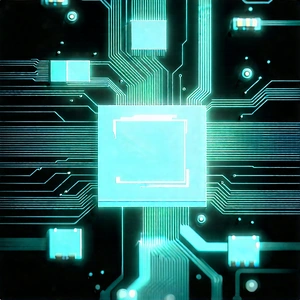 Circuit board with holographic projection