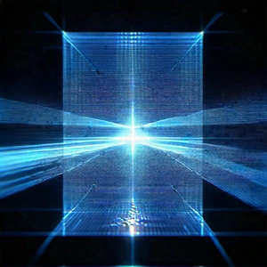 Quantum computer with holographic projection